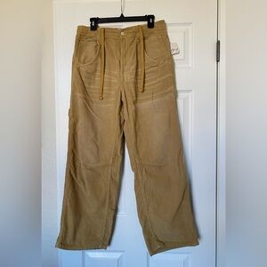 We the Free Faye low slung boyfriend corduroy pants size 31